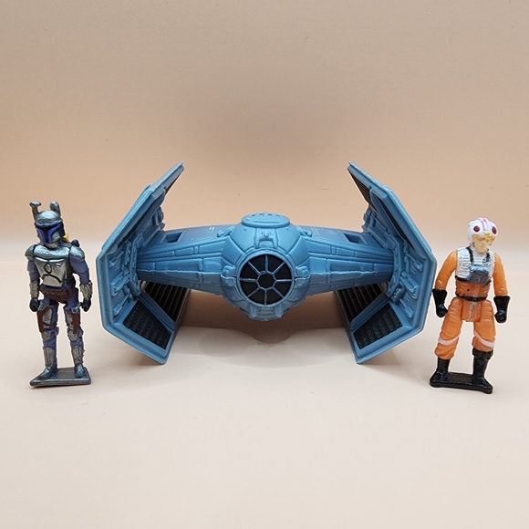 Star Wars Other - Star Wars Micro Machines Mixed Lot Darth Vader TIE Fighter Jango Fett Skywalker